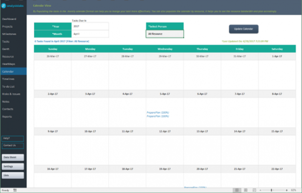 Advanced Project Plan & Portfolio Excel Template | Analysistabs® Pro