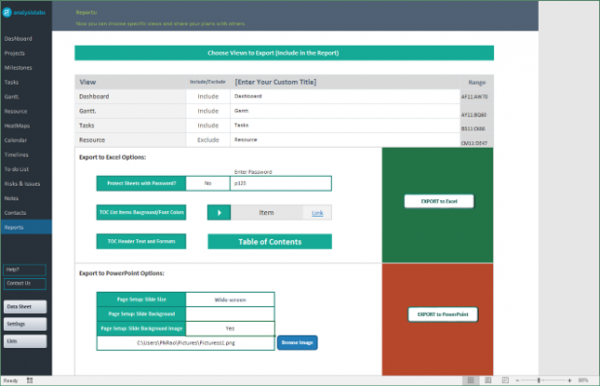 Advanced Project Plan & Portfolio Excel Template | Analysistabs® Pro