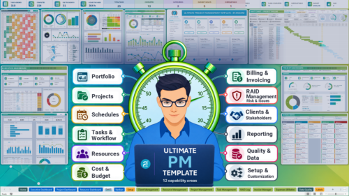 Ultimate Project Management Excel Template – Featured Image