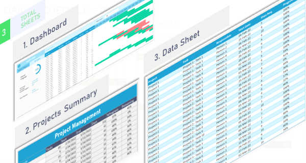 managing multiple projects excel template