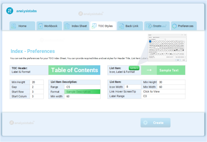 Ultimate TOC Builder - Excel VBA Project with Source Code