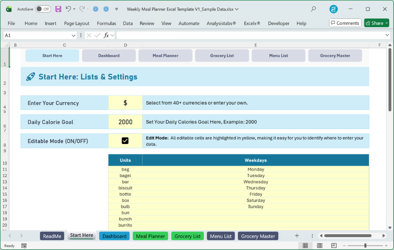Budget by Paycheck Setup and Plan