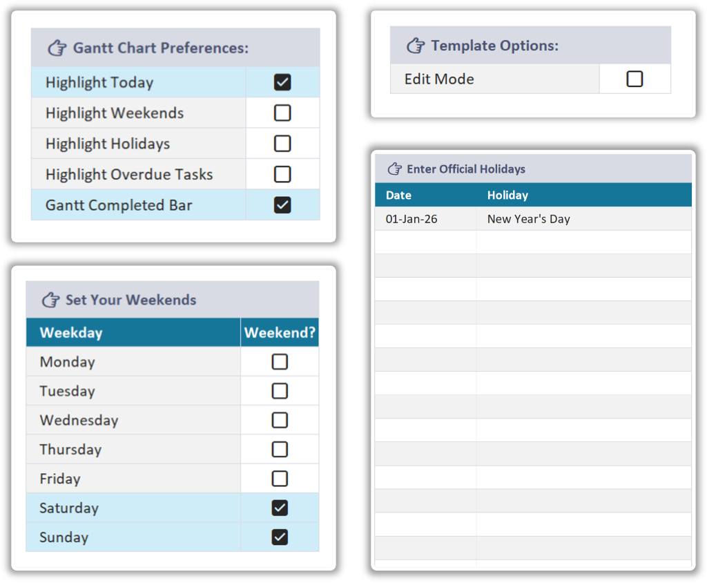 Template Preferences Template Preferences